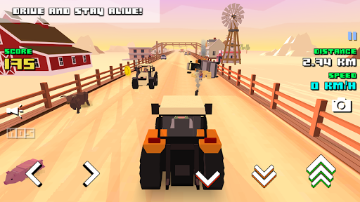 Blocky Farm Racing & Simulator ekran görüntüsü