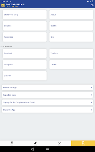 Pastor Ricks Daily Hope