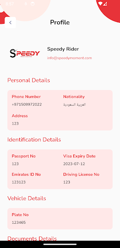 Speedy Moment Rider UAE Screen 2