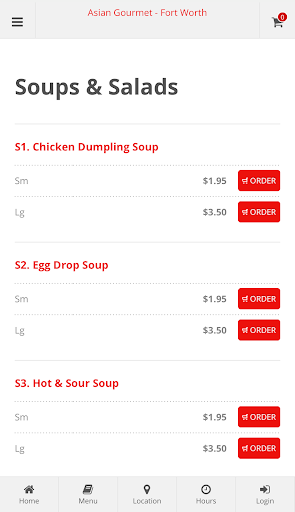 Asian Gourmet Fort Worth Screen 2