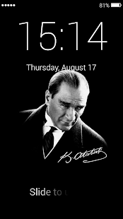 Ataturk Lock Screen Wallpapers Screenshot