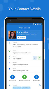 vCard Global Business Card 4.17 APK screenshots 3