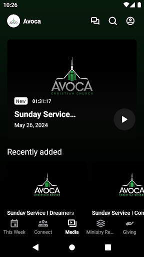 Avoca Christian Church Screen 3