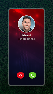 Chamada de vídeo Messi Ronaldo