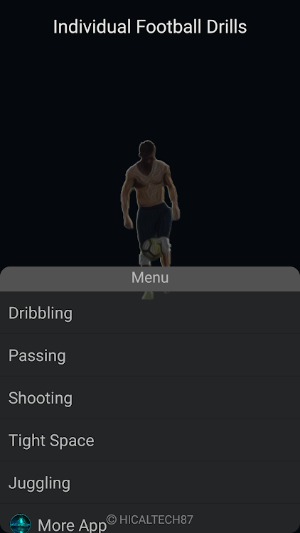 Individual Football Drills - V7 - (Android)