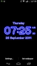 Neon Digital Clock Live Wallpaper Google Play のアプリ
