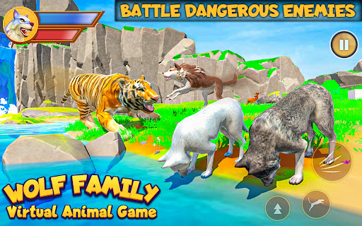 Download Virtual Arctic Wolf Family Simulator Animal Games Free for Android  - Virtual Arctic Wolf Family Simulator Animal Games APK Download -  