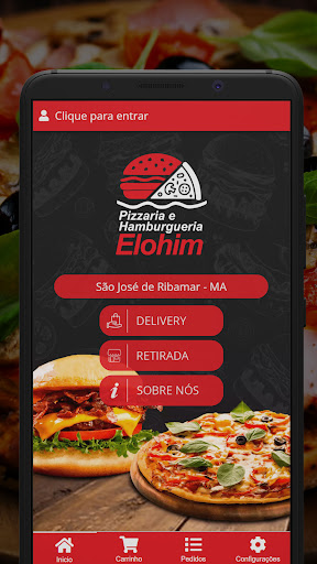 Android application Pizzaria e Hamburgueria Elohim screenshort