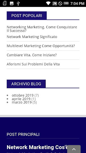 Movimento Network Marketing Screen 3