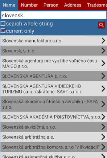 Slovak Companies Screen 3