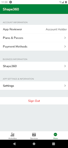 Android application Shape360 screenshort