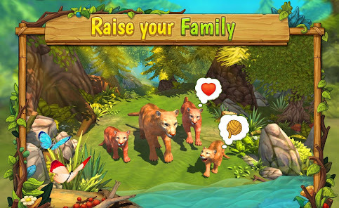 Captura de Pantalla 13 Mountain Lion Family Sim : Ani android