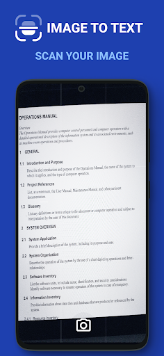 Android application Image to Text Scanner And Read screenshort