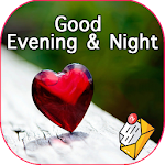 Cover Image of Download Good night & evening messages with pictures GIFs 2.1.6 APK