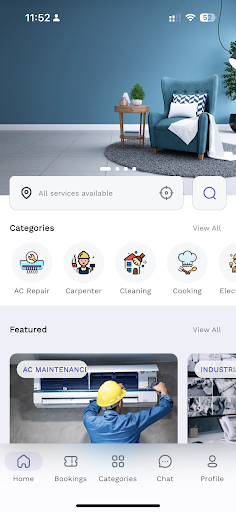 Android application Aarons screenshort