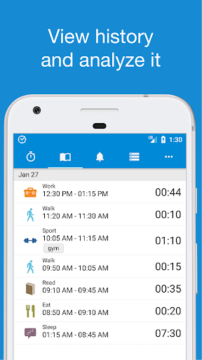 aTimeLogger Pro Screen 2