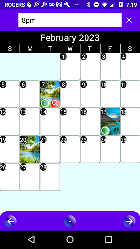 My Photo Calendar Diary Screen 2