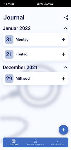 myCath Screen 2