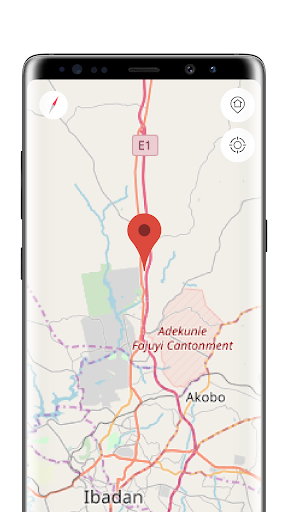 Android application Ibadan Offline Map screenshort