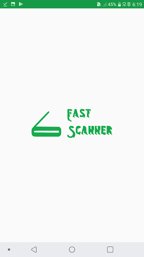 Android application Fast Scanner screenshort