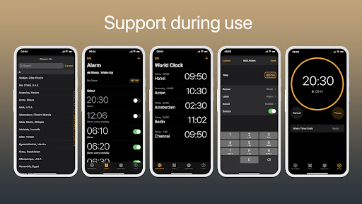 Screenshot of Clock Phone 15 Pro, Alarm Pro