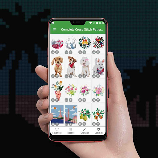 Android application Complete Cross Stitch Patterns screenshort
