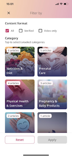 Mommy+ Pregnancy Tracker Screen 3