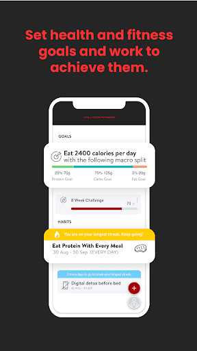 Screenshot of Volution Fitness 365