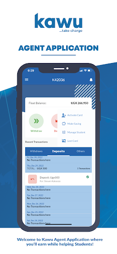 Android application Kawu Agent screenshort