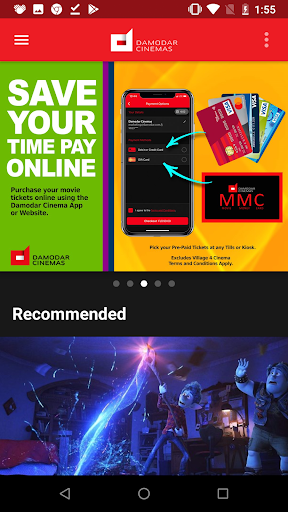 Android application Damodar Cinemas screenshort