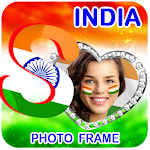 Cover Image of डाउनलोड भारतीय ध्वज पाठ फ़ोटो फ़्रेम  APK