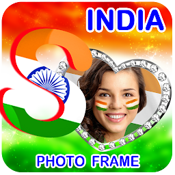 Symbolbild für Indian Flag Text Photo Frame