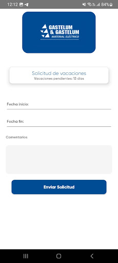 Android application Grupo Gastelum RH screenshort