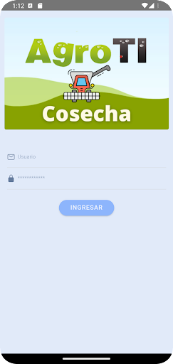 Android application AgroTI Cosecha screenshort
