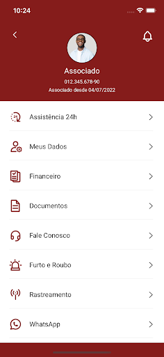 Android application Club Total Proteção Veicular screenshort