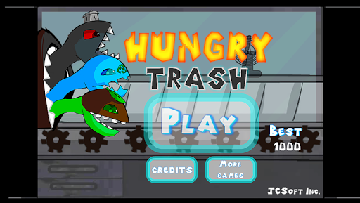 Android application Hungry Trash screenshort