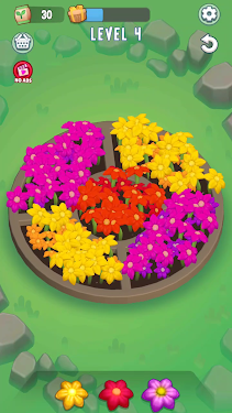 #3. Color Flower Puzzle (Android) By: Rich Games