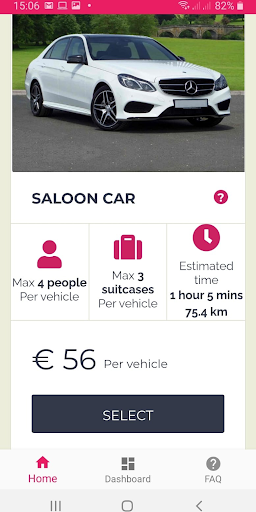 Cyprus Taxi Screen 3