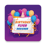 Cover Image of Download Birthday Flyer Card Maker 2022  APK