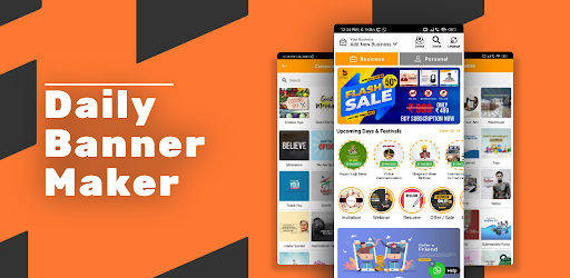 Android application AdBazzar Festival Poster Maker screenshort