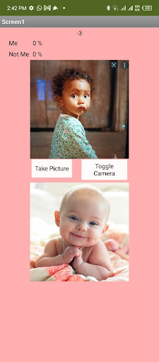 Android application Personal Classifier screenshort