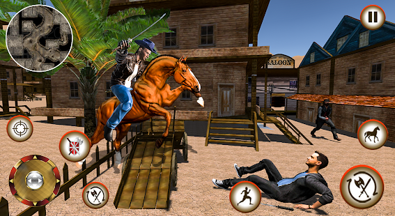 Western Cowboy Sword Fighting Game 2021 1.0 APK screenshots 10