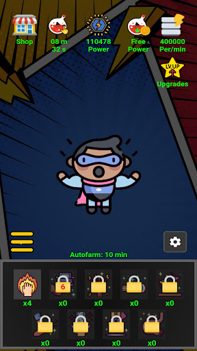 Android application Hero Idle Clicker screenshort