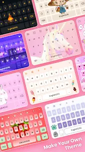 Keyboard: Emoji, Fonts, Themes