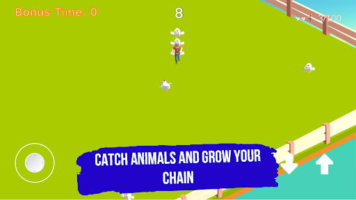 Android application Catch Chickens - Snake Game screenshort