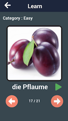 Learn Fruits in Germanのおすすめ画像3