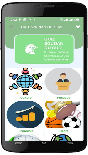 Android application Quiz Soudan du Sud screenshort