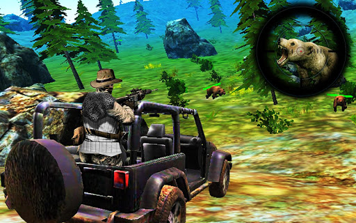 Bear Hunting on Wheels 4x4 - FPS Shooting Game 18 apkdebit screenshots 11