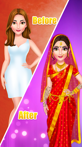 Android application Indian wedding dressup screenshort