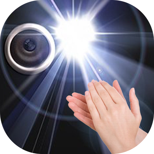 Flashlight on Clap logo